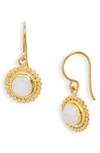 ANNA BECK SCALLOPED MOONSTONE DROP EARRINGS (NORDSTROM EXCLUSIVE),ER10130-GRWMS