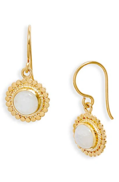 Anna Beck Scalloped Moonstone Drop Earrings (nordstrom Exclusive) In Gold/ Moonstone