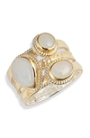 ANNA BECK MOONSTONE TRIPLE STONE STACK RING (NORDSTROM EXCLUSIVE),RG10057-GRWMS