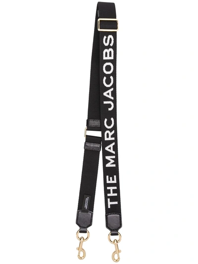 Marc Jacobs Thin Webbing Strap In Black