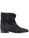Isabel Marant Black Suede Crisi Boots