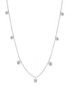 Graziela Gems Women's Floating Diamond 18k White Gold & 1.03 Tcw Diamond Necklace