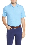 Peter Millar Stripe Featherweight Performance Polo In Riverbed