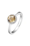 LAFONN BIRTHSTONE HALO RING,BR001CTP07