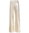 THE ROW GALA SATIN HIGH-RISE WIDE-LEG trousers,P00430347