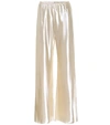 THE ROW GALA SATIN HIGH-RISE WIDE-LEG PANTS,P00430347