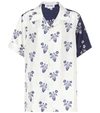 Monse Flower Pot Paneled Printed Silk-twill Shirt In White