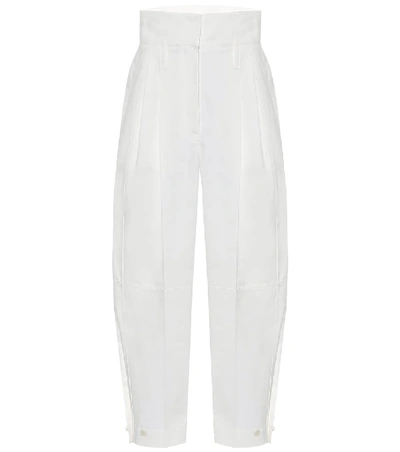 Givenchy Cotton Canvas Cargo Trousers In White