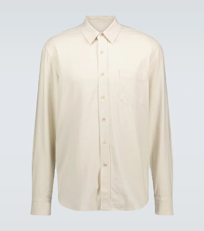 Our Legacy Classic Long-sleeved Silk Shirt In White