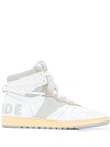 RHUDE ANKLE LACE-UP SNEAKERS