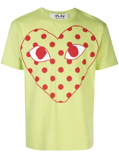 COMME DES GARÇONS PLAY LOGO PRINT T-SHIRT