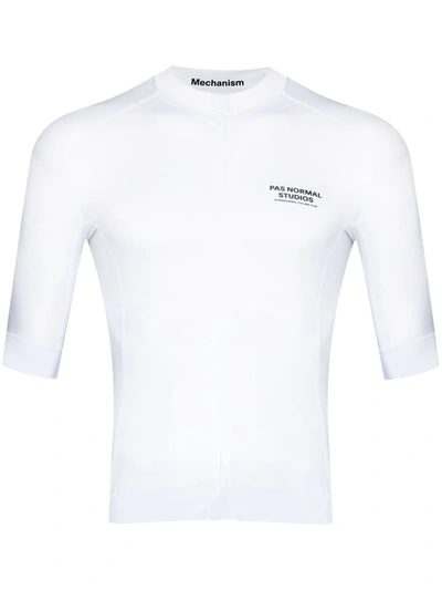 Pas Normal Studios White Solitude Cycling Jersey