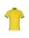 K-way Polo Shirt In Acid Green