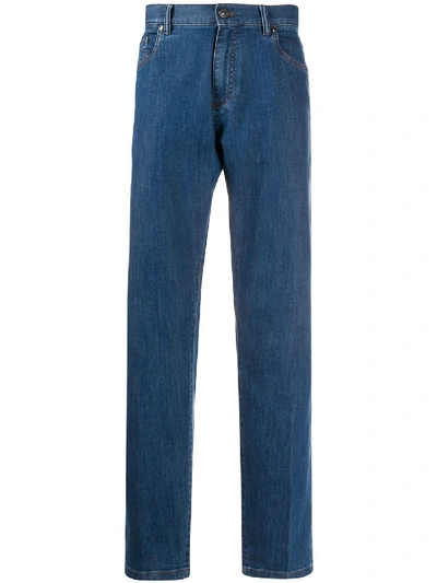 Ermenegildo Zegna Mid-rise Straight-leg Jeans