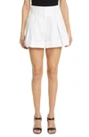 VALENTINO PLEATED TAFFETA SHORTS,TB0RF1A04H2