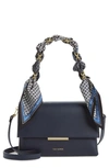 Ted Baker Elsy Leather Crossbody Bag In Navy