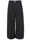 JW ANDERSON PLEATED CROPPED TROUSERS