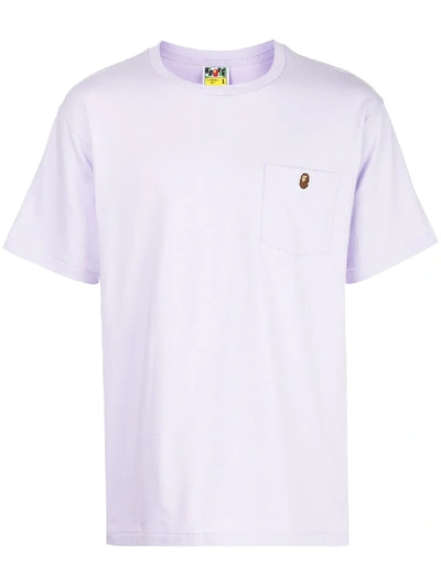 Bape One Point T-shirt In Purple