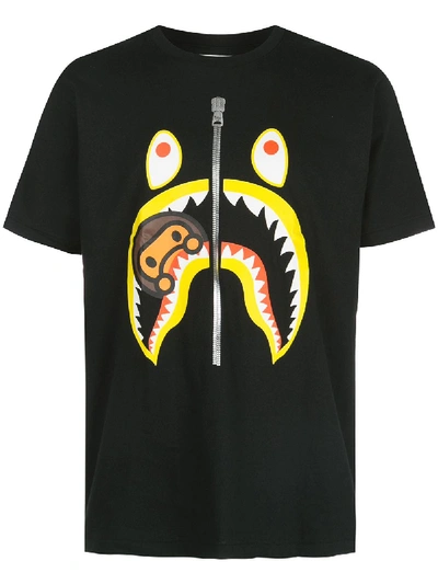 Bape Milo Shark T-shirt In Black