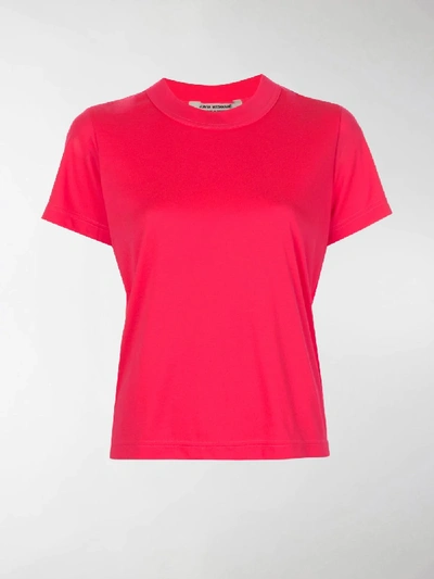 Junya Watanabe Short Sleeve T-shirt In Pink