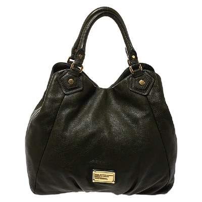 Pre-owned Marc By Marc Jacobs Green Leather Classic Q Francesca Shoulder Bag