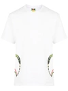 Bape Abc Side Shark T-shirt In White