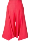 EUDON CHOI HIGH RISE CROPPED TROUSERS