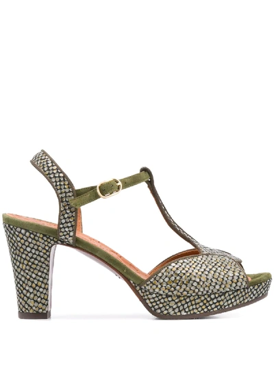 Chie Mihara 'eduni' Sandalen, 70mm In Green