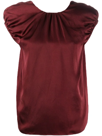 Rochas Round Neck T-shirt In Red