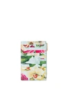 Dolce & Gabbana Floral Print Cardholder In Grün