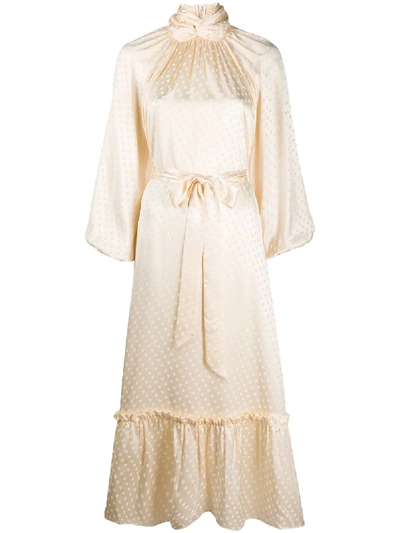 sachin and babi light blue dress Zimmermann Story Frilled Dress In Champagne - 60% Off