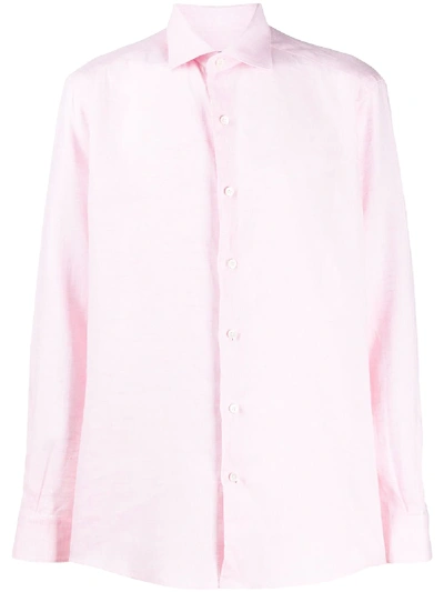 Ermenegildo Zegna Slim-fit Shirt In Pink