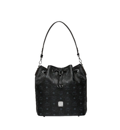 Mcm Essential Drawstring In Visetos Original In Black