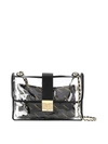 TWINSET TRANSPARENT SHOULDER BAG