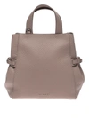 ORCIANI FAN SOFT PEBBLED LEATHER MEDIUM BAG