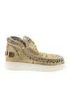 MOU SUMMER ESKIMO GOLD SEQUINS SNEAKERS