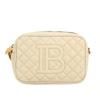 BALMAIN CAMERA BAG IN QUILTED LEATHER,11319566
