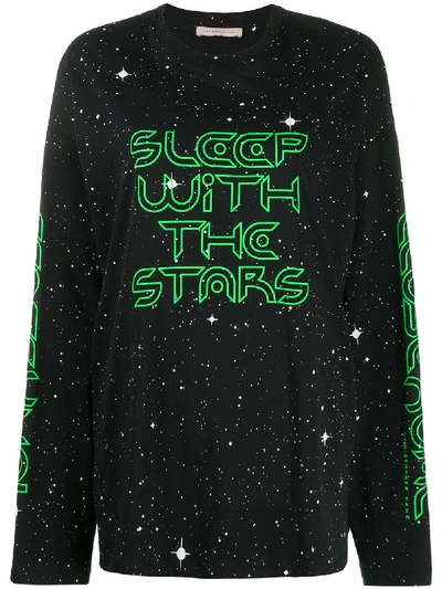 Christopher Kane Sleep With The Stars Longsleeve T-shirt In Black