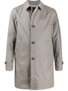 HERNO SINGLE-BREASTED LINEN COAT