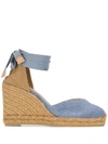 Castaã±er Chiara Heeled Espadrilles In Blue