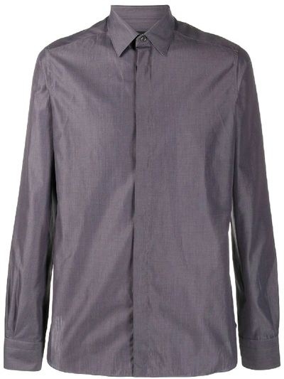 Ermenegildo Zegna Slim Fit Shirt In Grey