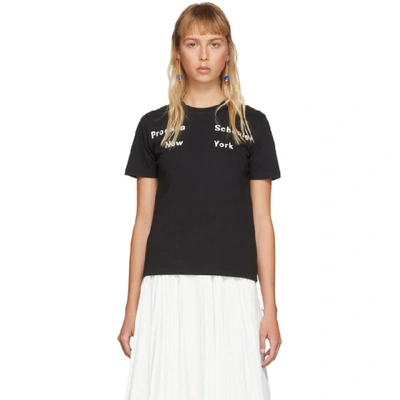 Proenza Schouler 黑色“new York” T 恤 In Black