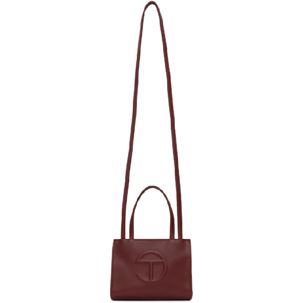 Telfar Medium Shopper Bag In Oxblood | ModeSens