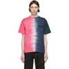 ARIES ARIES PINK AND BLUE TIE-DYE TEMPLE T-SHIRT