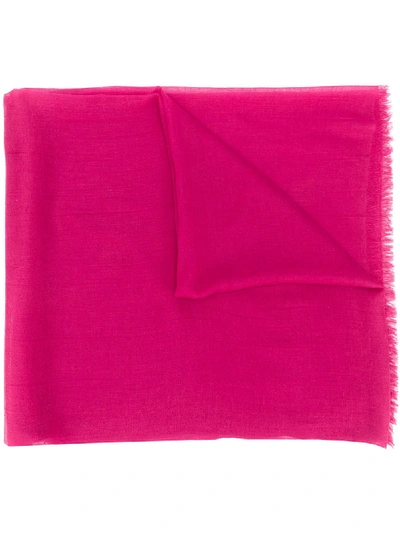 N•peal Lightweight Cashmere Scarf In Pink