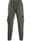 Represent Elasticated Cargo Pants In Green