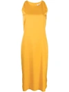 Tonello Sleeveless Midi Dress In Yellow