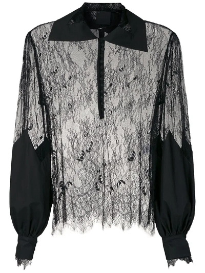 Andrea Bogosian Romulo Lace-blouse In Black