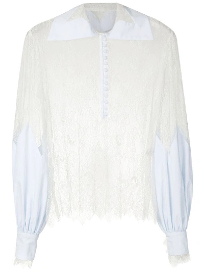 Andrea Bogosian Romulo Lace-blouse In White