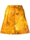 Moschino Fantasy Print Shorts In Yellow